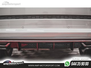 DIFUSOR TRASERO SKODA KODIAQ 2016-- NEGRO BRILLO