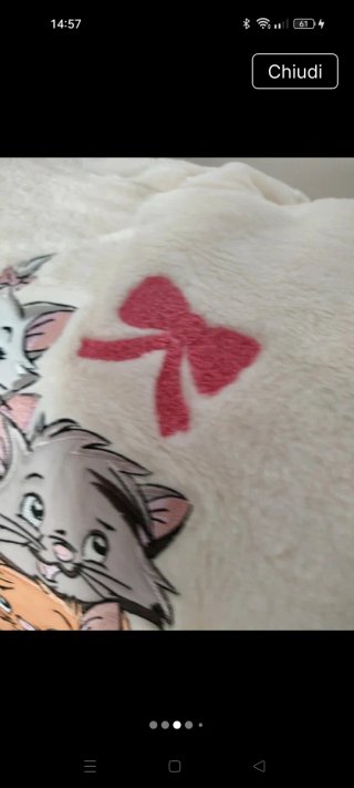 Felpa Disney Gli Aristogatti Taglia Unica