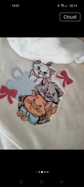 Felpa Disney Gli Aristogatti Taglia Unica