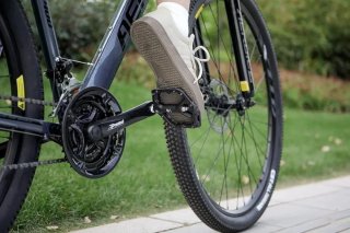 Pedales de bicicleta planos resistentes