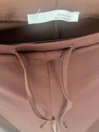 Pantalón ancho Zara marrón NUEVO
