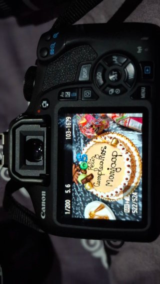 Canon EOS 1300D + objetivo ,Lentes.  2  EF-S 18-55