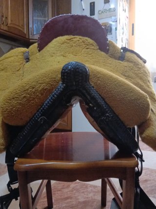Silla de montar vaquera española