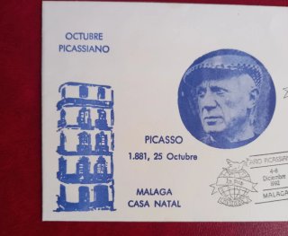 Sobre Conmemorativo Año Picassiano 1992 Málaga