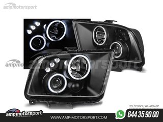 FAROS DELANTEROS OJOS DE ANGEL PARA FORD MUSTANG