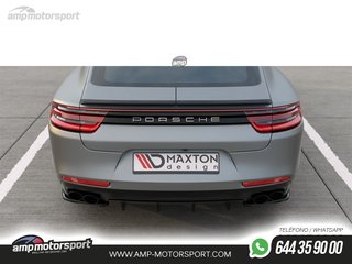 DIFUSOR TRASERO PORSCHE PANAMERA 2019-- NEGRO MATE