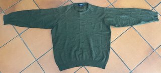 Jersey Burberry London Lana Angora Verde Talla M
