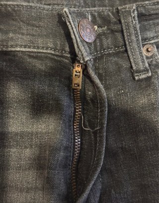 Pantalón Hollister gris Talla S/M ajustada (30)