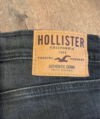 Pantalón Hollister gris Talla S/M ajustada (30)
