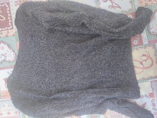 Jersey jaspeado blanco y negro