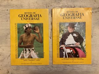 Lote 19 revistas Geografía Universal (1977-1978) –