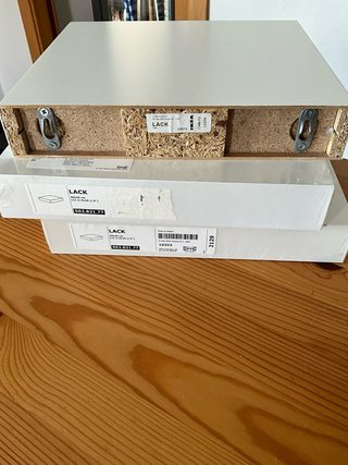 5 Estanterías Pared IKEA LACK Blancas