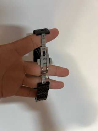 Reloj Emporio Armani Negro y Plateado