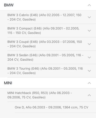 Filtro de combustible VALEO bmwE46