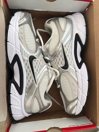 Zapatillas Nike Plata y Blanco