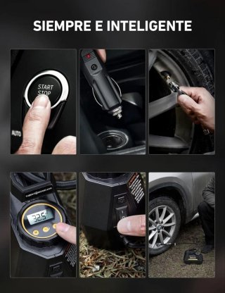 Inflador Ruedas Coche 12V AstroAI