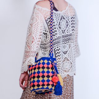 Bolso de ganchillo Boho original Wayuu bolso de ho
