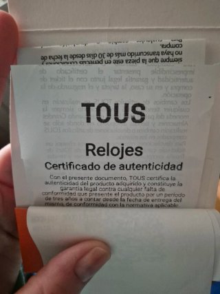Reloj Tous Cuadrado Negro y Plateado