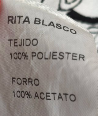 Vestido elegante blanco y negro
