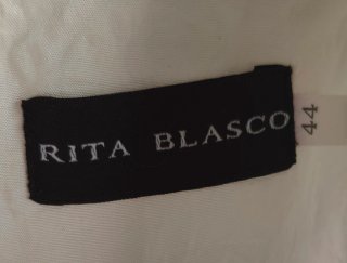Vestido elegante blanco y negro