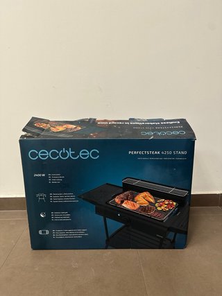 Barbacoa eléctrica Cecotec PerfectSteak 4250 Stand