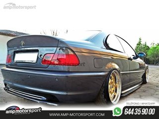 AÑADIDO DE DIFUSOR BMW 3 E46 COUPE FACELIFT MODEL 2001-2005 NEGRO BRILLO