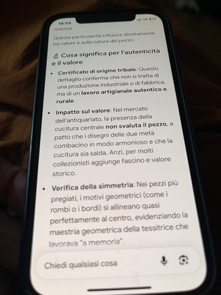 Tappeto lana fatto a mano 235x163 cm antico