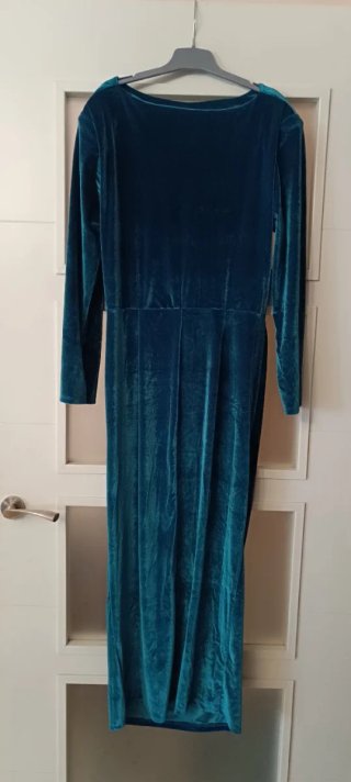 Vestido largo de terciopelo
