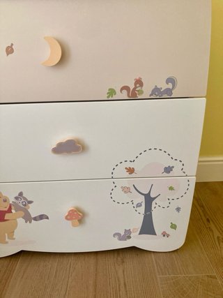 Cómoda cajonera infantil