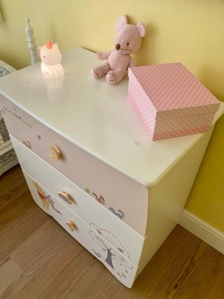 Cómoda cajonera infantil