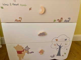 Cómoda cajonera infantil