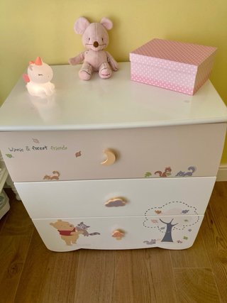 Cómoda cajonera infantil