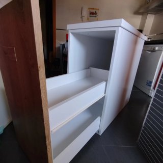 Cabecero/mueble gran capacidad blanco
