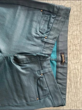Pantalón Massimo Dutti encerado
