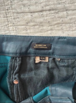 Pantalón Massimo Dutti encerado