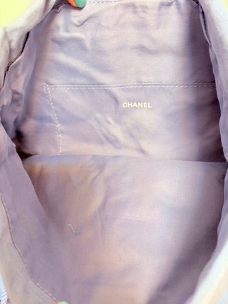 Mochila Chanel La Crème Main Azul