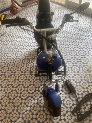Minimoto per bambini blu