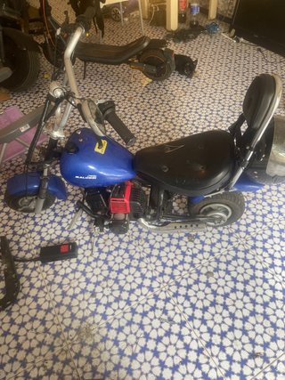 Minimoto per bambini blu