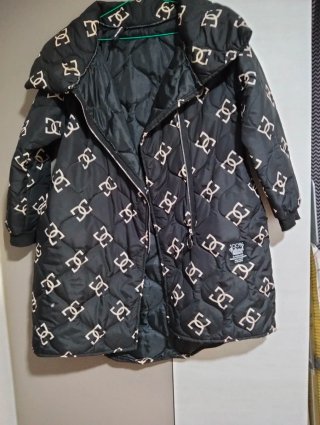 Chaquetón moderno estampado