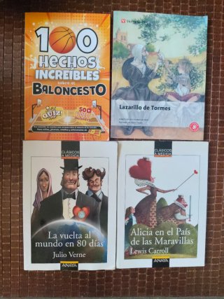 Lazarillo Tormes Alicia pais maravillas y 80 días