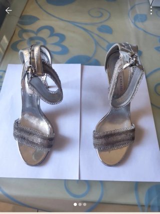 Scarpe Casadei donna argento Tg 39