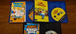 Colección 7 Juegos PS2 The Simpsons  Futurama