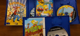 Colección 7 Juegos PS2 The Simpsons  Futurama
