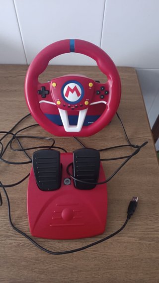 Volante y Pedales Mario Nintendo Switch