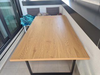 Mesa Comedor Madera y Metal