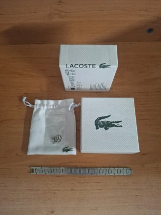 Pulsera Lacoste Hombre Plata ORIGINAL
