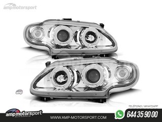 FAROS DELANTEROS OJOS DE ANGEL PARA RENAULT MEGANE