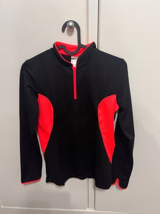 Maillot Ciclismo Mujer Btwin Negro/Coral Talla XS