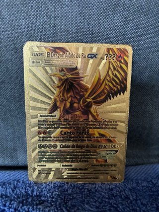 Carta Pokémon El Dragón Alado de Ra GX
