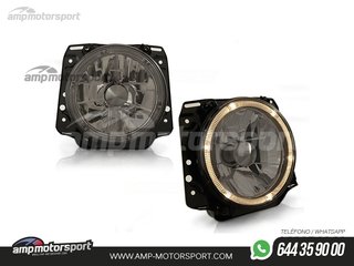 FAROS DELANTEROS OJOS DE ANGEL PARA VOLKSWAGEN GOLF MK2